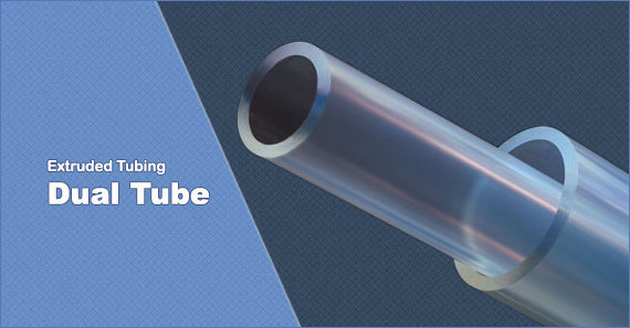  Extruded dual tube filfab